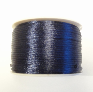 SK03 - Dark blue satin cord, 5 m
