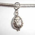 Sterling silver pendant ladybug 