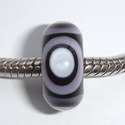 Black with circles in purple 
