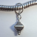 Sterling silver pendant double pyramid 