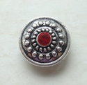 Popper with red zirconia 