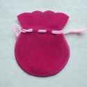 Velvet bag pink 