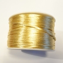 SK37 - Satijn koord goud kleur, 5 meter 