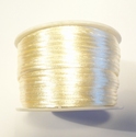 SK43 - Silver color satin cord, 5 m 